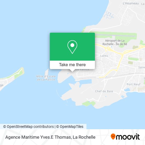 Agence Maritime Yves.E Thomas map