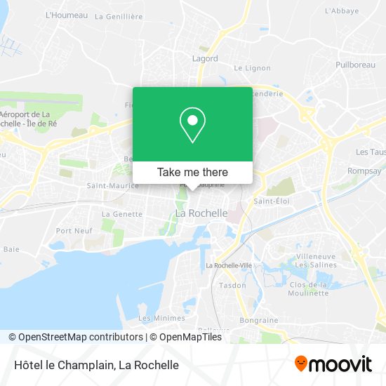 Hôtel le Champlain map