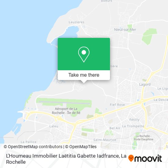 L'Houmeau Immobilier Laëtitia Gabette Iadfrance map