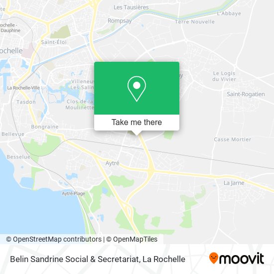 Belin Sandrine Social & Secretariat map