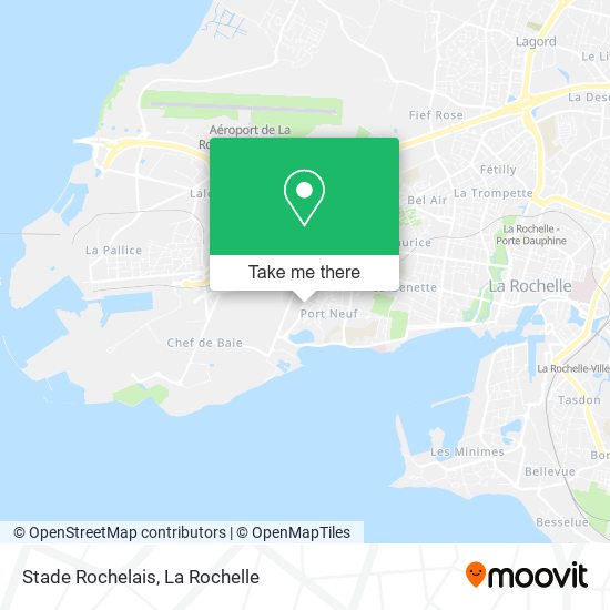 Stade Rochelais map