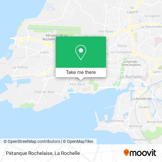 Pétanque Rochelaise map