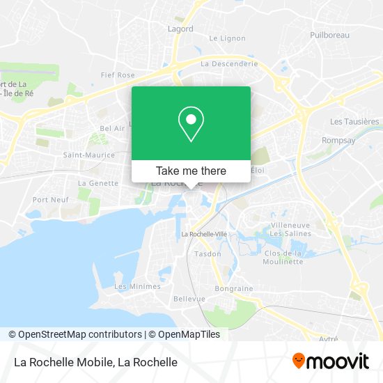La Rochelle Mobile map