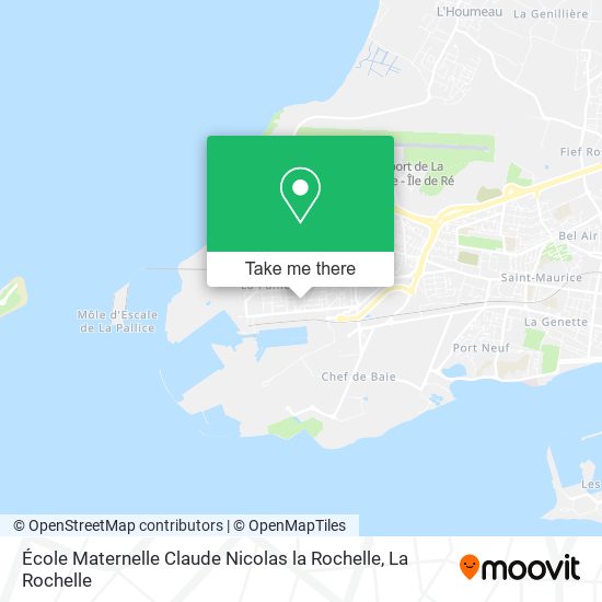 École Maternelle Claude Nicolas la Rochelle map