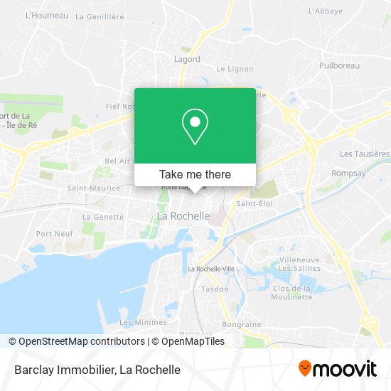 Barclay Immobilier map