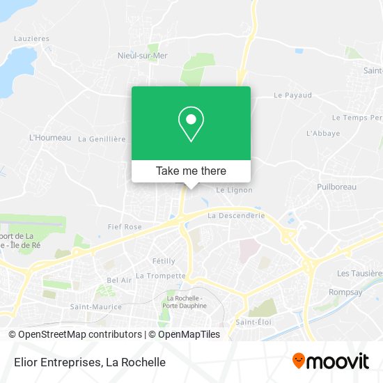 Elior Entreprises map