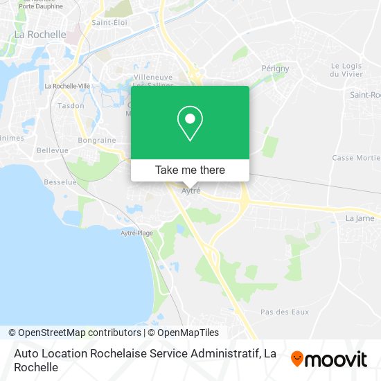 Mapa Auto Location Rochelaise Service Administratif