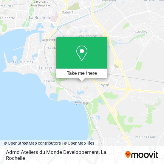 Admd Ateliers du Monde Developpement map