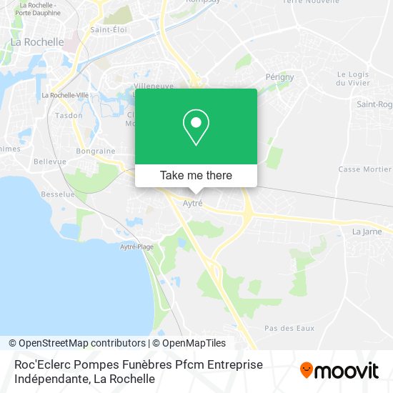 Roc'Eclerc Pompes Funèbres Pfcm Entreprise Indépendante map