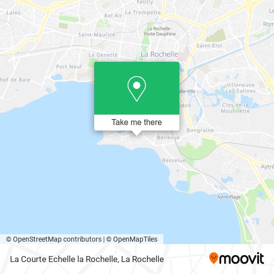 Mapa La Courte Echelle la Rochelle