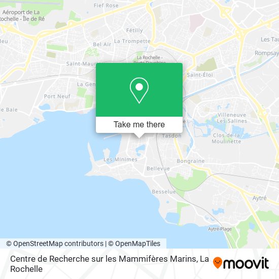 Centre de Recherche sur les Mammifères Marins map