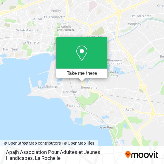 Apajh Association Pour Adultes et Jeunes Handicapes map