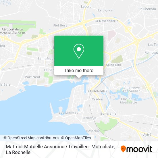 Matmut Mutuelle Assurance Travailleur Mutualiste map