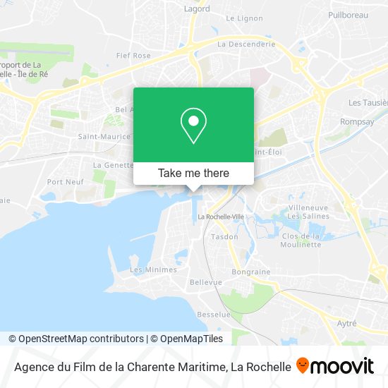 Agence du Film de la Charente Maritime map