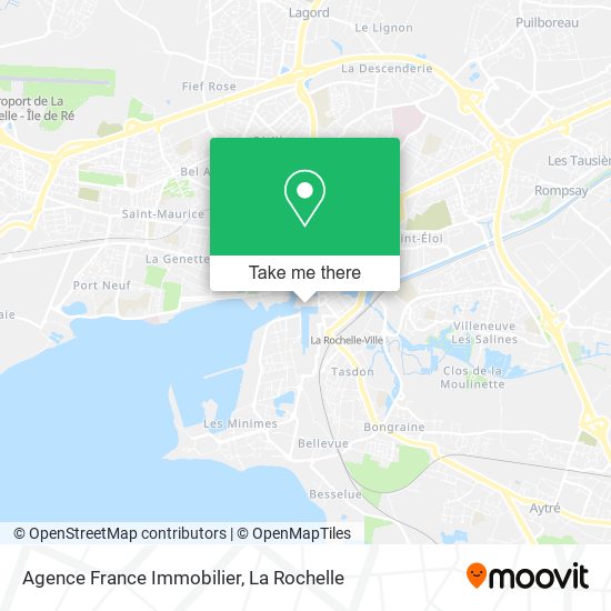 Agence France Immobilier map