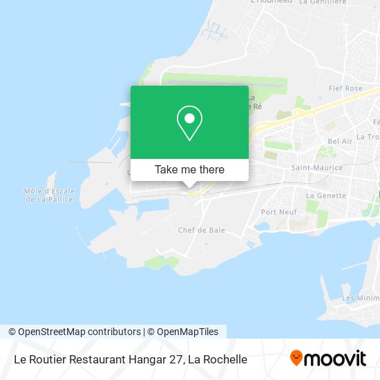 Mapa Le Routier Restaurant Hangar 27