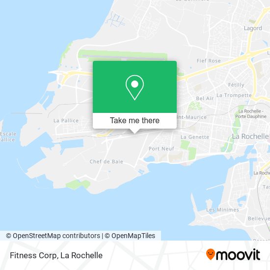 Fitness Corp map