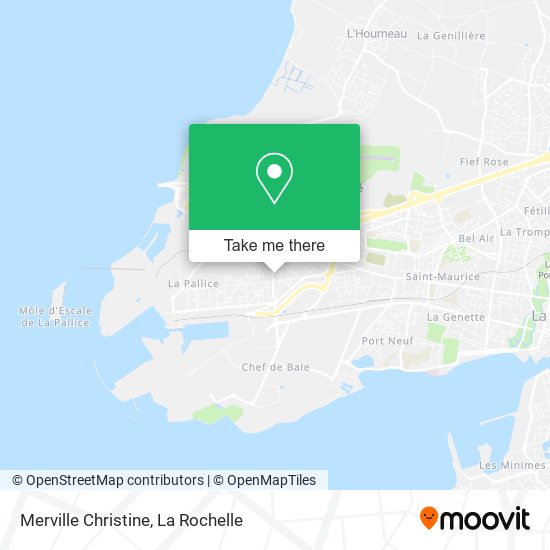 Merville Christine map