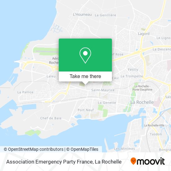 Mapa Association Emergency Party France