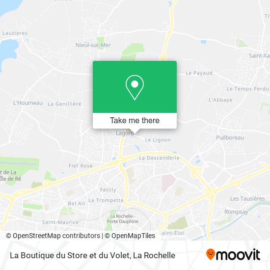 La Boutique du Store et du Volet map