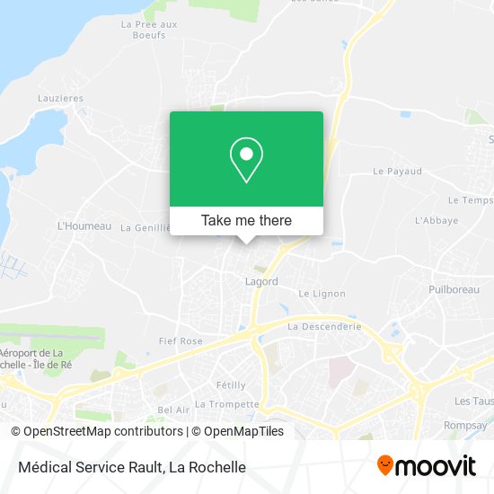 Médical Service Rault map