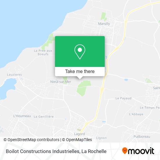 Boilot Constructions Industrielles map