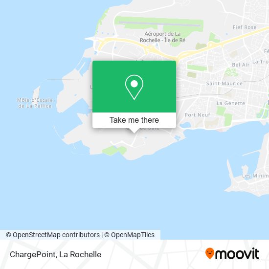 Mapa ChargePoint