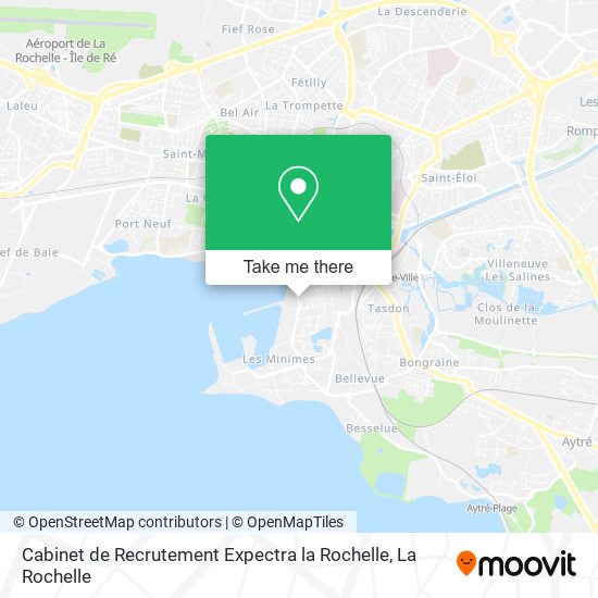 Cabinet de Recrutement Expectra la Rochelle map