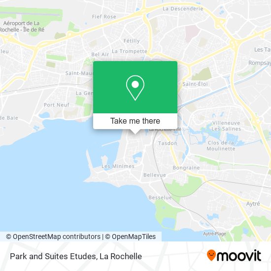 Park and Suites Etudes map