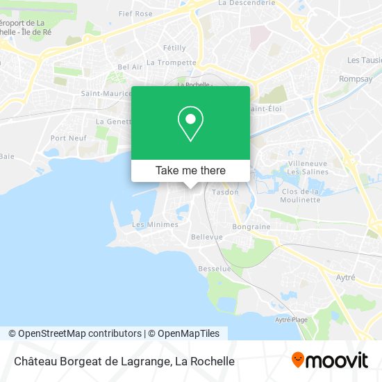 Château Borgeat de Lagrange map