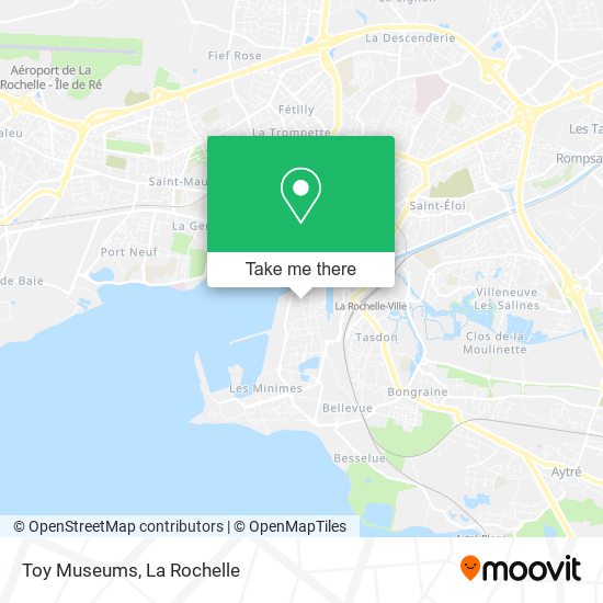 Toy Museums map