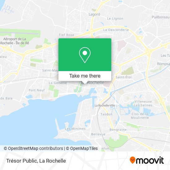 Trésor Public map