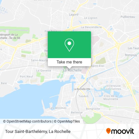 Mapa Tour Saint-Barthélémy