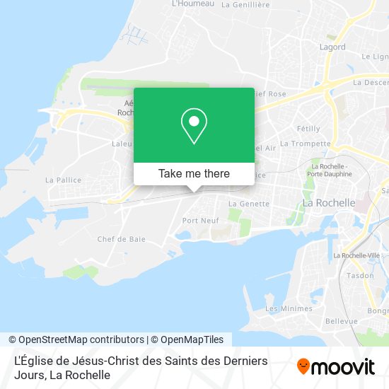 Mapa L'Église de Jésus-Christ des Saints des Derniers Jours