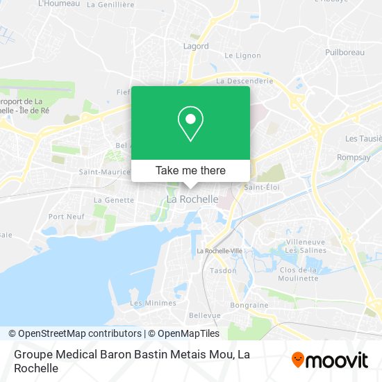 Groupe Medical Baron Bastin Metais Mou map