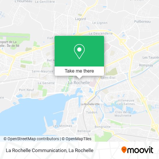 Mapa La Rochelle Communication