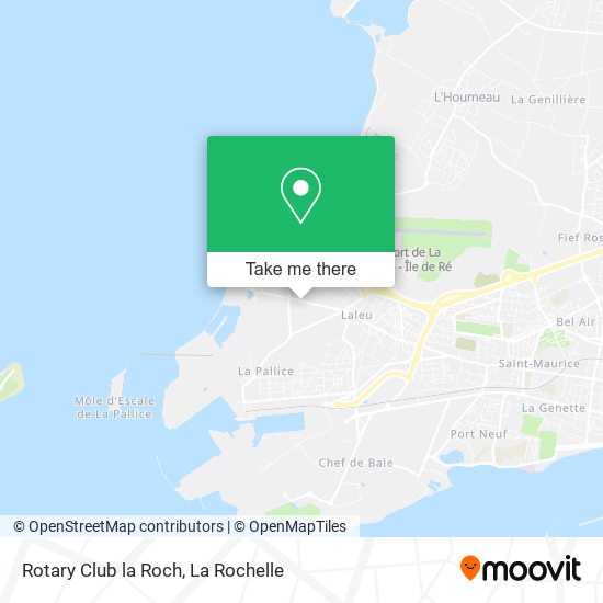 Rotary Club la Roch map