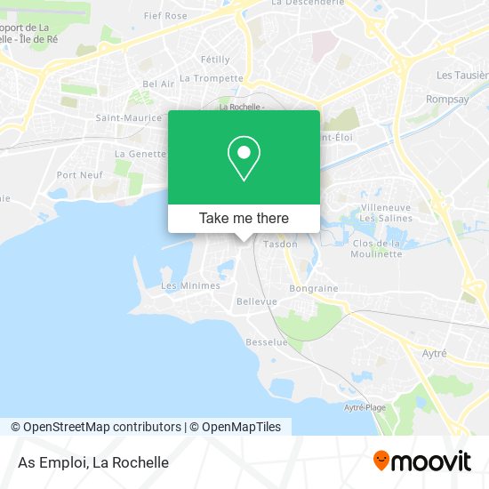 As Emploi map