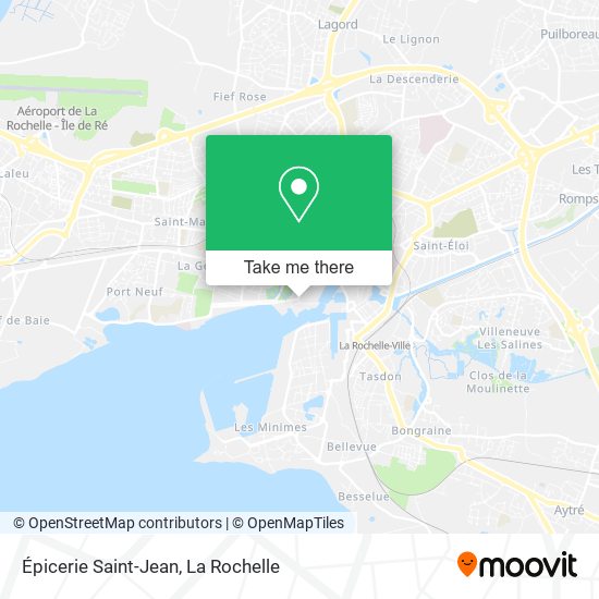 Épicerie Saint-Jean map
