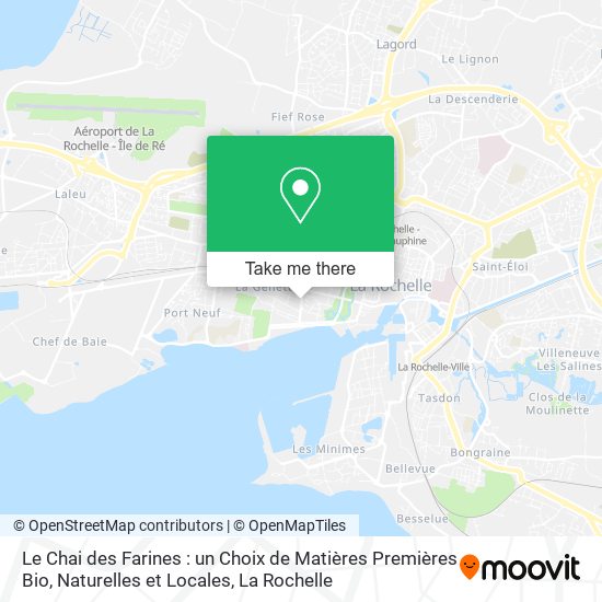 Le Chai des Farines : un Choix de Matières Premières Bio, Naturelles et Locales map