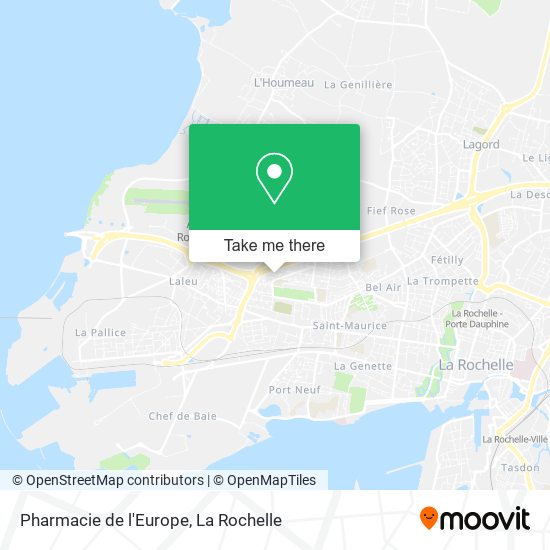 Pharmacie de l'Europe map