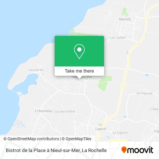 Bistrot de la Place à Nieul-sur-Mer map