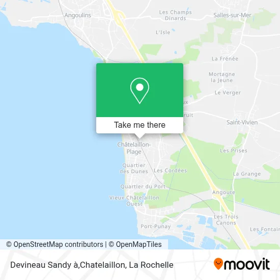 Devineau Sandy à,Chatelaillon map