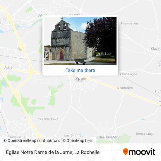 Église Notre Dame de la Jarne map