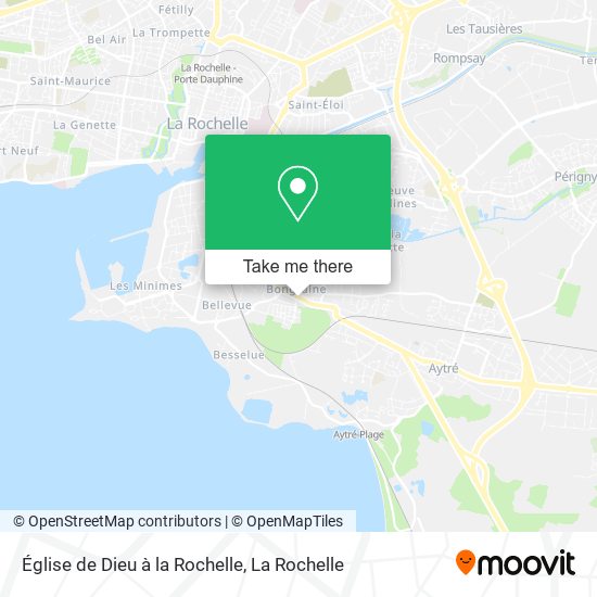 Église de Dieu à la Rochelle map