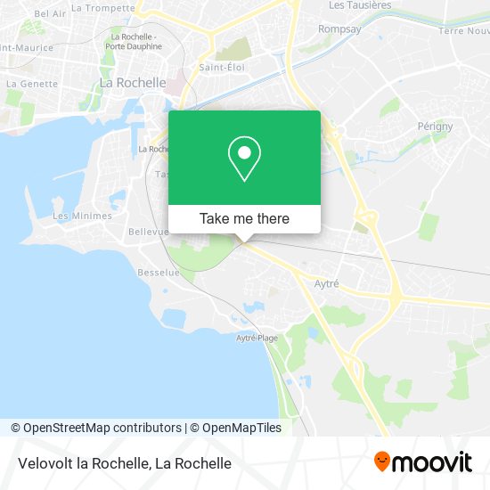 Velovolt la Rochelle map