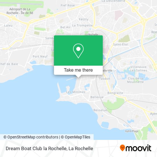 Dream Boat Club la Rochelle map