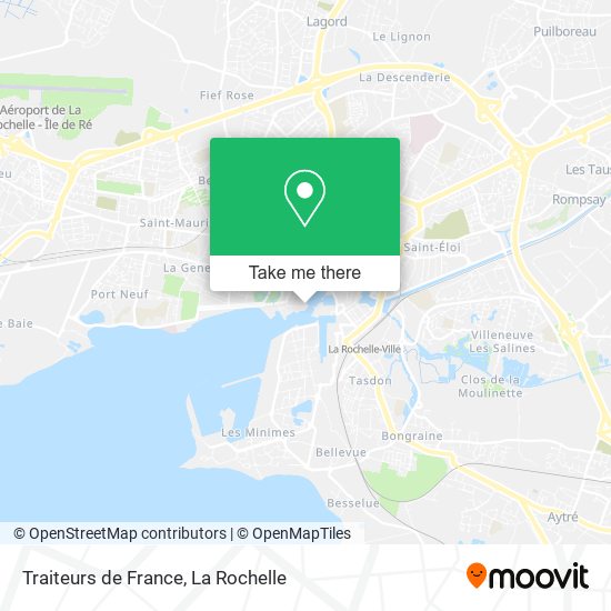 Traiteurs de France map