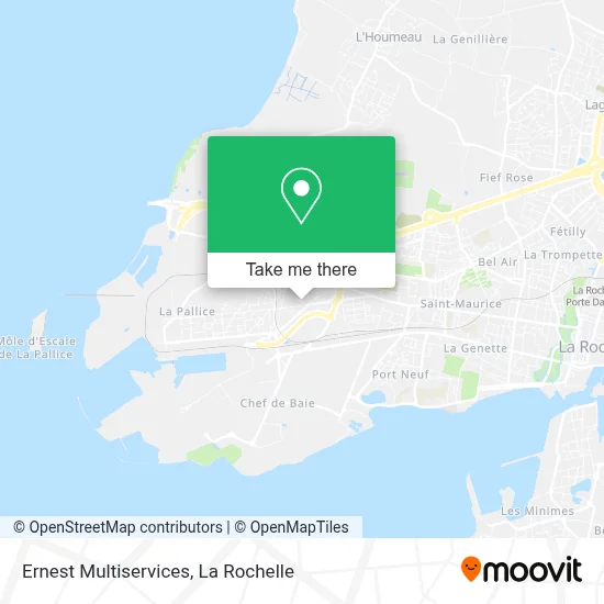 Ernest Multiservices map