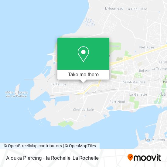 Alouka Piercing - la Rochelle map